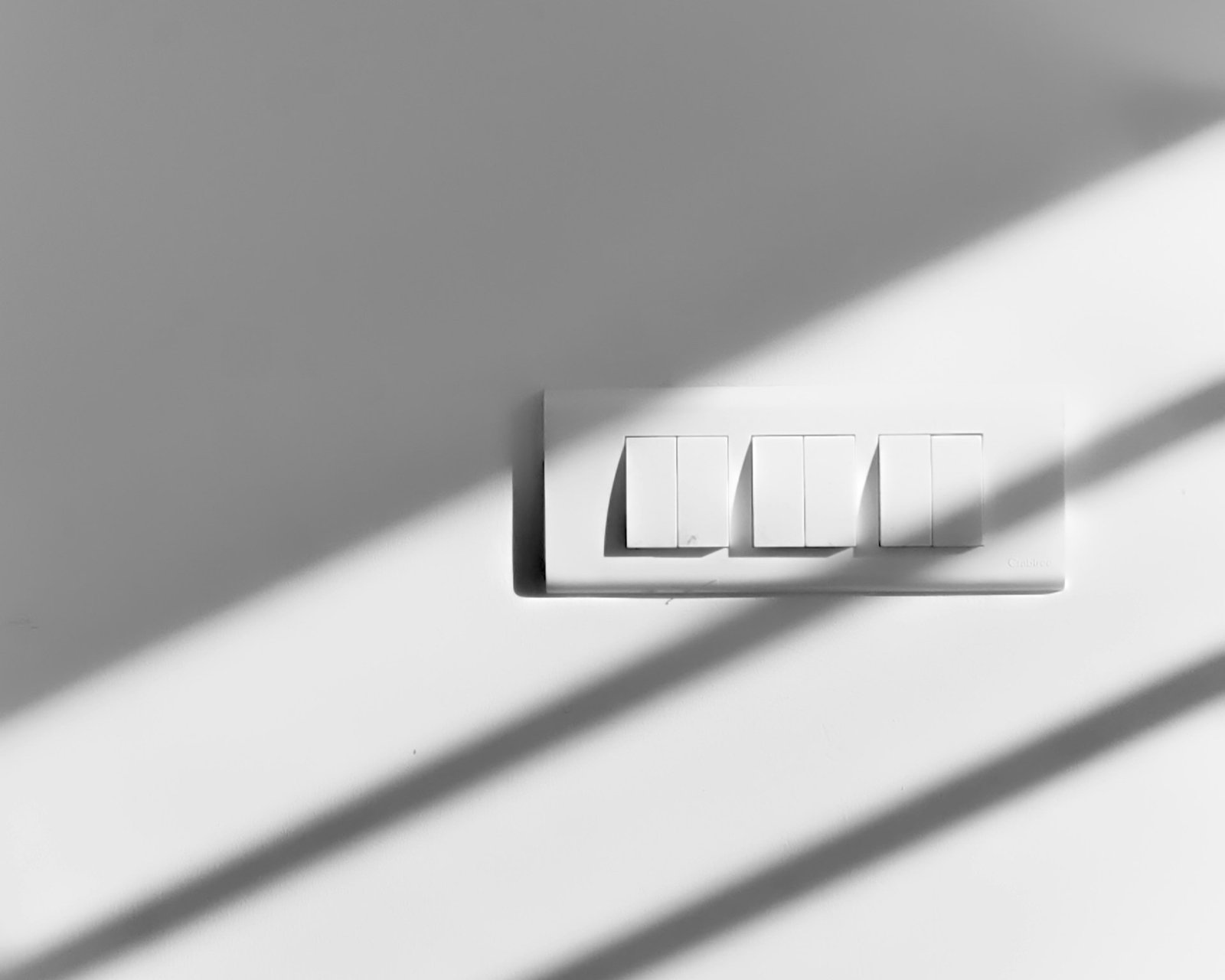 Lichtschalter an der Wand