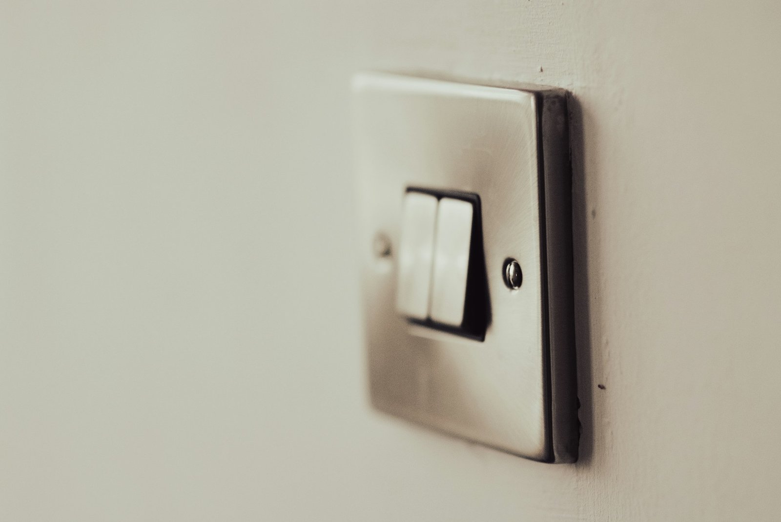Lichtschalter an der Wand